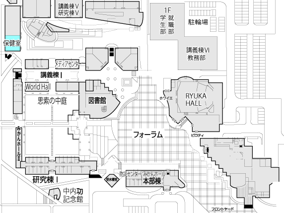 キャンパスマップ　保健室