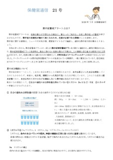保健室通信