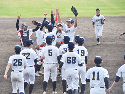 軟式野球部　西都大学軟式野球連盟秋季リーグ（1部）で優勝