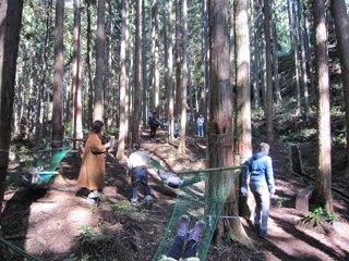 森藤ゼミ2年生 吉野町森林セラピーの調査アシスタントに参加