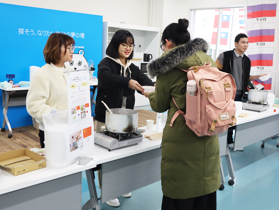 流通科学大学　おかゆイベント