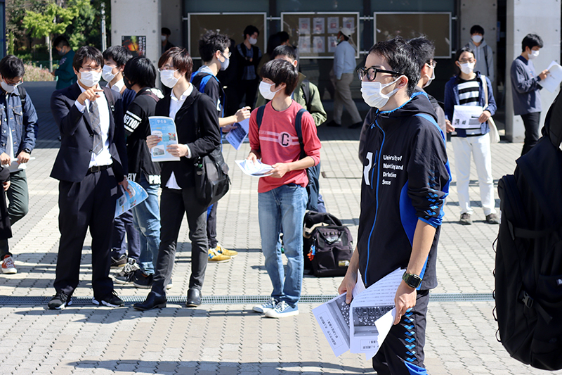 挨拶運動・勧誘活動