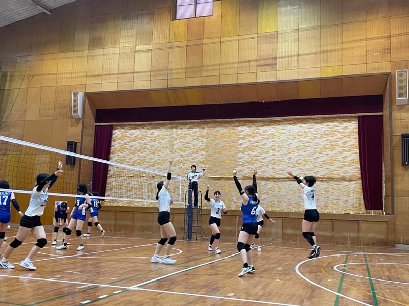 女子バレー部試合写真2