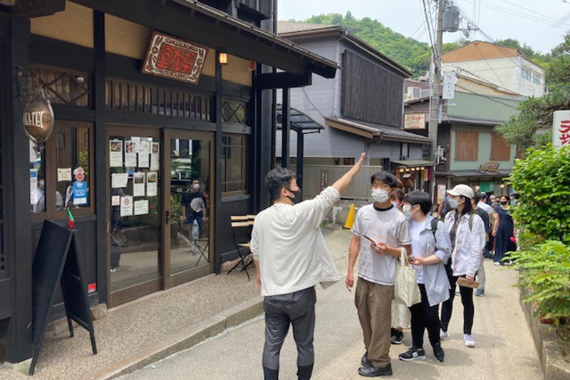 有馬温泉でのフィールドワーク