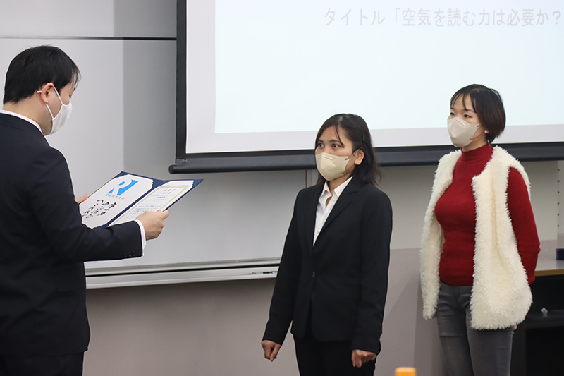 RYUKA 日本語スピーチコンテスト　表彰式