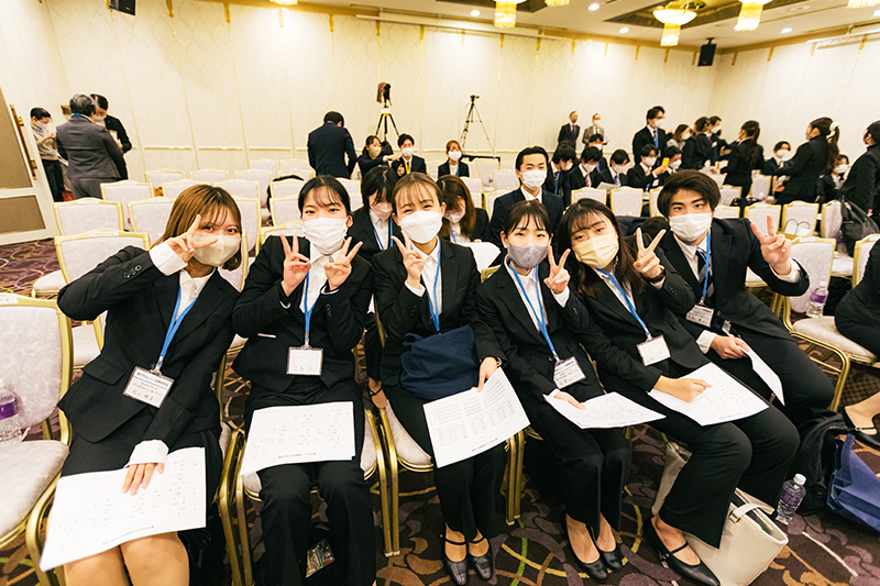 発表前の学生