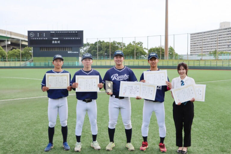 硬式野球部5名が、春季リーグ戦の表彰選手に選出！のサムネイル