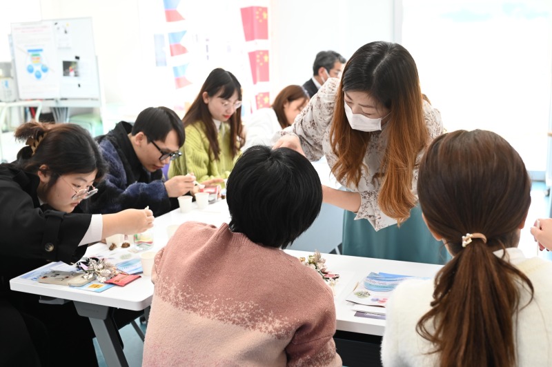 留学生が体験するサブルアート体験