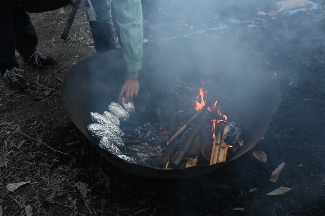 焼き芋づくり