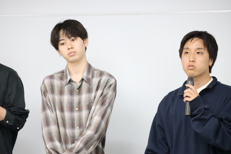 発表を行う学生たち