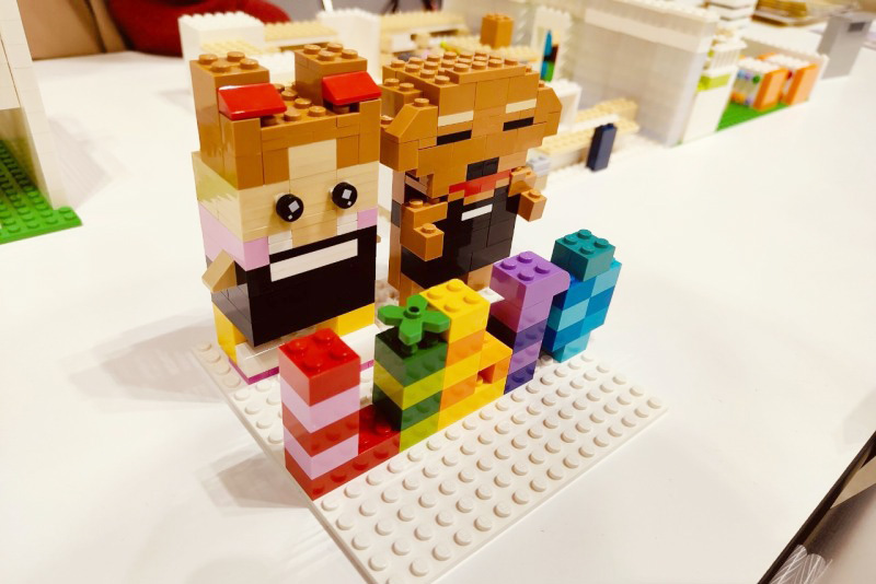 出展したレゴブロック