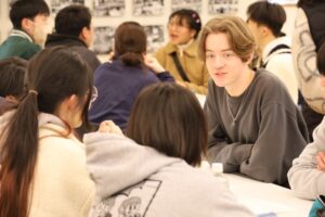 留学生6名が長田高校を訪問。“英語のみ”でのディスカッションで国際交流