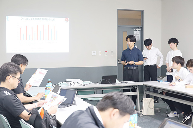 山口ゼミがレッドハリケーンズ大阪に調査報告。分析結果が今後の大きなヒントにのサムネイル