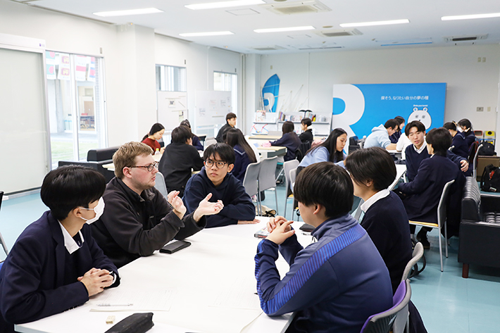 須磨友が丘高校国際交流授業2