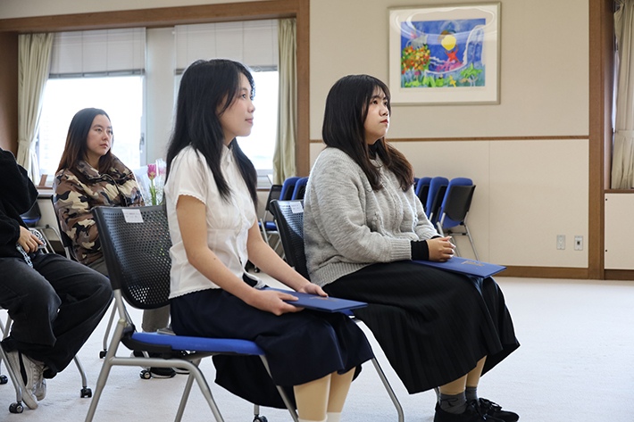 後期交換留学生修了式３