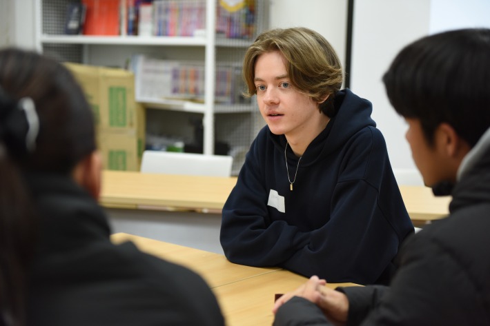 長田高校との国際交流授業4