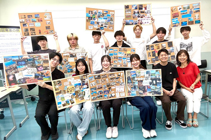 【専門基礎演習】で、学生たちが将来の夢や目標を「見える化」
