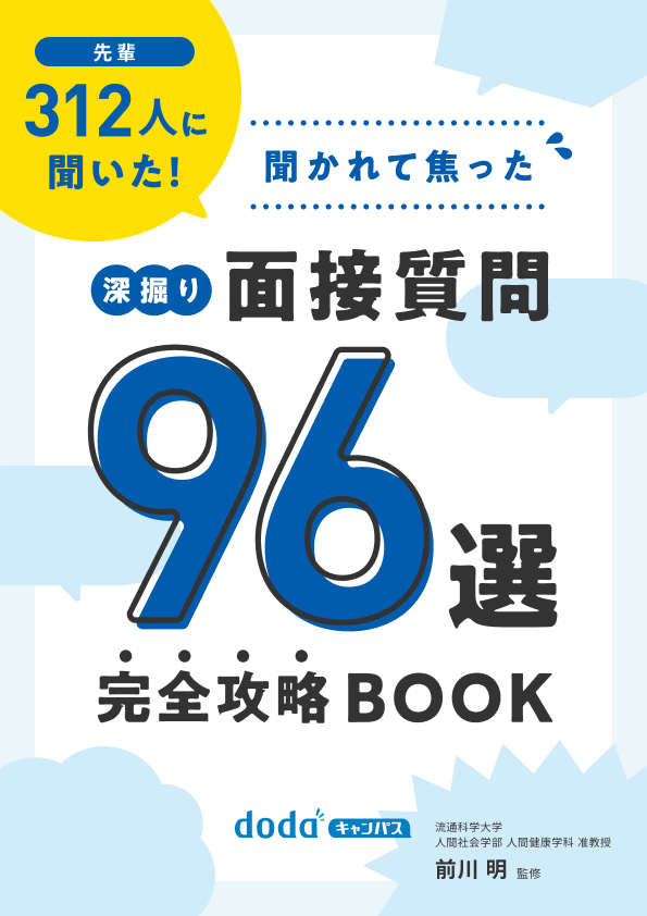先輩312に聞いた!聞かれて焦った面接質問集96選